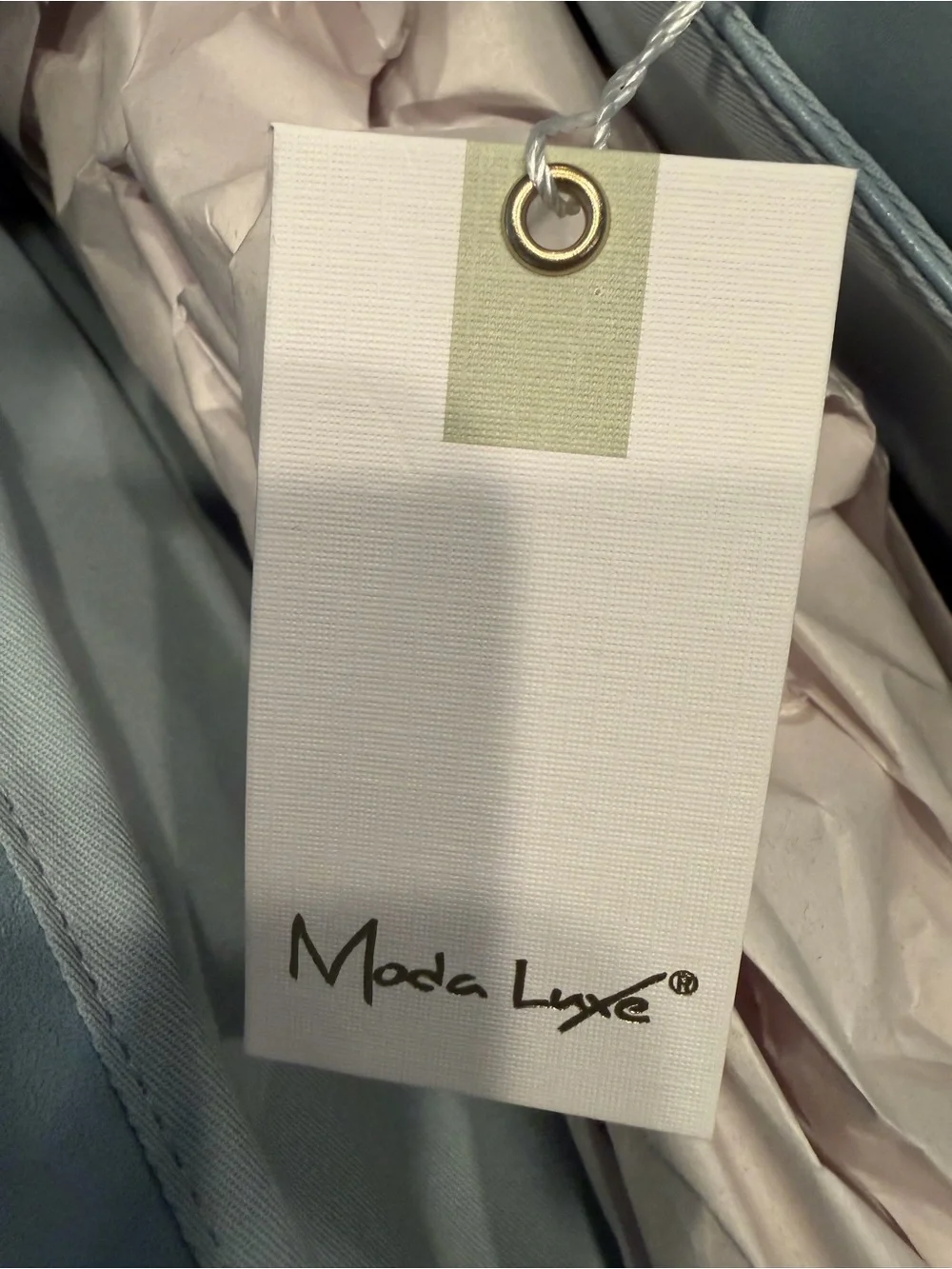 NWT Mode Luxe Elsy Satchel - Blue
